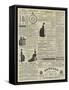 Page of Advertisements-null-Framed Stretched Canvas