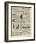 Page of Advertisements-null-Framed Giclee Print