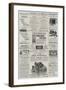 Page of Advertisements-null-Framed Giclee Print