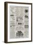 Page of Advertisements-null-Framed Giclee Print