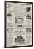 Page of Advertisements-null-Framed Giclee Print