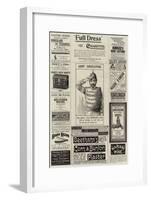 Page of Advertisements-null-Framed Giclee Print