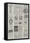 Page of Advertisements-null-Framed Stretched Canvas