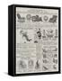 Page of Advertisements-null-Framed Stretched Canvas