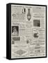 Page of Advertisements-null-Framed Stretched Canvas