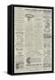 Page of Advertisements-null-Framed Stretched Canvas