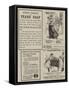 Page of Advertisements-null-Framed Stretched Canvas