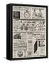 Page of Advertisements-null-Framed Stretched Canvas