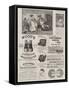 Page of Advertisements-null-Framed Stretched Canvas