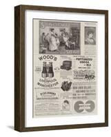 Page of Advertisements-null-Framed Giclee Print