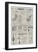 Page of Advertisements-null-Framed Giclee Print