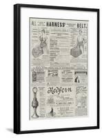 Page of Advertisements-null-Framed Giclee Print