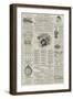 Page of Advertisements-null-Framed Giclee Print