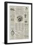 Page of Advertisements-null-Framed Giclee Print