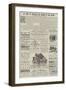 Page of Advertisements-null-Framed Giclee Print