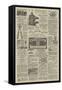 Page of Advertisements-null-Framed Stretched Canvas