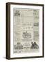 Page of Advertisements-null-Framed Giclee Print