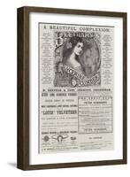 Page of Advertisements-null-Framed Giclee Print