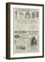 Page of Advertisements-null-Framed Giclee Print