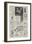 Page of Advertisements-null-Framed Giclee Print