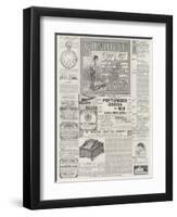 Page of Advertisements-null-Framed Premium Giclee Print