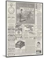 Page of Advertisements-null-Mounted Giclee Print