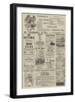 Page of Advertisements-null-Framed Giclee Print