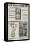 Page of Advertisements-null-Framed Stretched Canvas