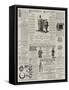 Page of Advertisements-null-Framed Stretched Canvas