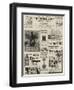 Page of Advertisements-null-Framed Giclee Print