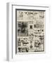 Page of Advertisements-null-Framed Giclee Print