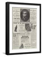 Page of Advertisements-null-Framed Giclee Print