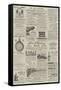 Page of Advertisements-null-Framed Stretched Canvas