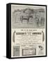 Page of Advertisements-null-Framed Stretched Canvas