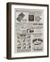 Page of Advertisements-null-Framed Giclee Print