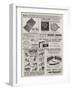 Page of Advertisements-null-Framed Giclee Print