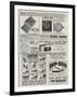 Page of Advertisements-null-Framed Giclee Print