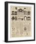 Page of Advertisements-null-Framed Giclee Print