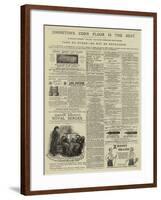 Page of Advertisements-null-Framed Giclee Print