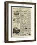 Page of Advertisements-null-Framed Giclee Print