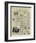 Page of Advertisements-null-Framed Giclee Print