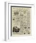 Page of Advertisements-null-Framed Giclee Print