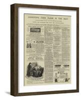 Page of Advertisements-null-Framed Giclee Print