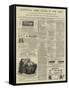 Page of Advertisements-null-Framed Stretched Canvas