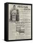 Page of Advertisements-null-Framed Stretched Canvas