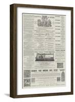 Page of Advertisements-null-Framed Giclee Print