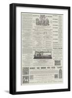 Page of Advertisements-null-Framed Giclee Print