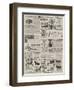 Page of Advertisements-null-Framed Giclee Print