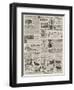 Page of Advertisements-null-Framed Giclee Print