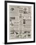 Page of Advertisements-null-Framed Giclee Print